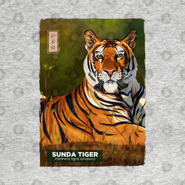 Sunda Tiger - Black by Thor Reyes